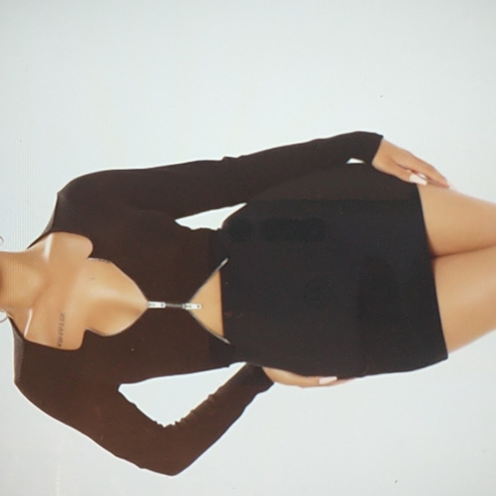 NTW black skirt set -size Large